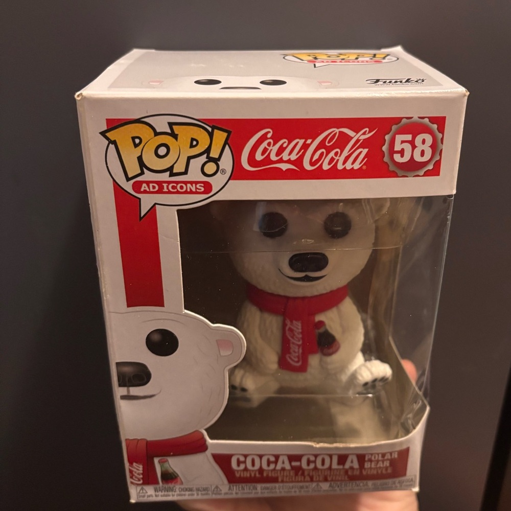 Coca Cola bear funko pop (authentic)